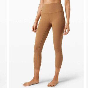 Lululemon Align High Rise Crop 21” Saddle Brown Size 8